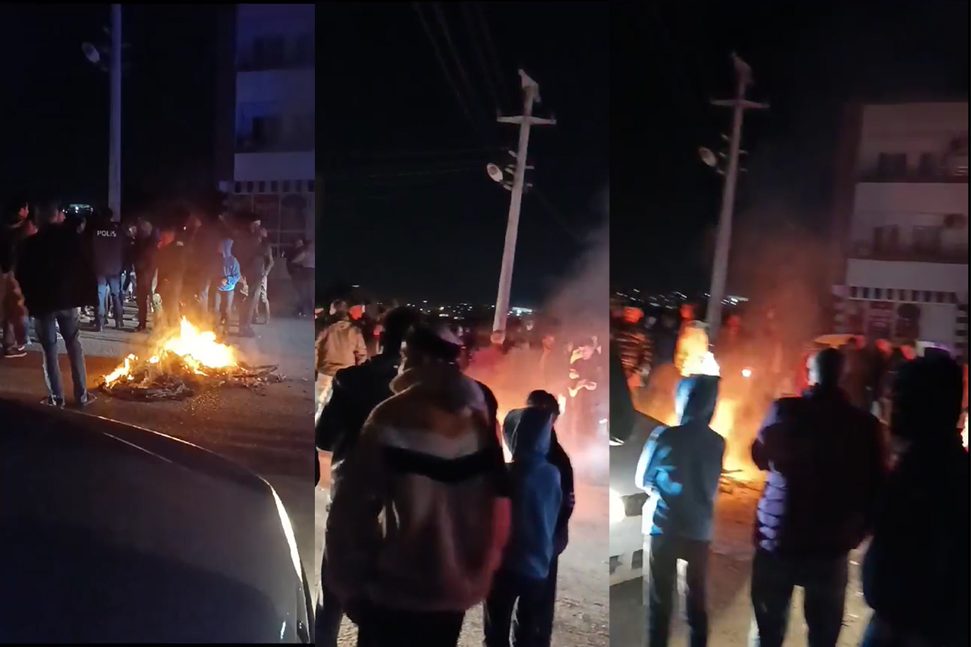 Şanlıurfa'da elektrik kesintilerinden dolayı mahalleli eylem yaptı